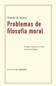 portada Problemas de Filosofia Moral