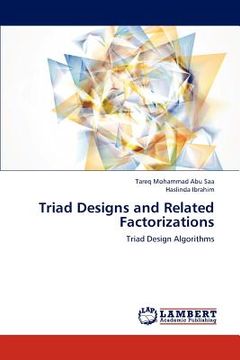 portada triad designs and related factorizations (en Inglés)