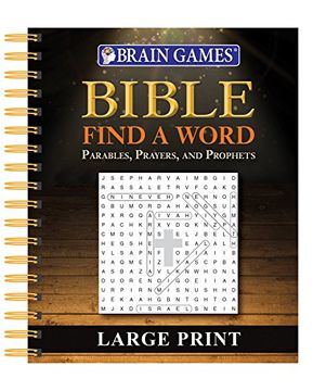 portada Brain Games® Bible Find a Word - Large Print (en Inglés)