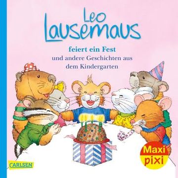 portada Maxi Pixi 322: Ve 5 leo Lausemaus Feiert Geburtstag (5 Exemplare) (en Alemán)