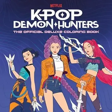 portada KPop Demon Hunters: The Official Deluxe Coloring Book (en Inglés)