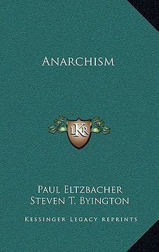 portada anarchism (en Inglés)