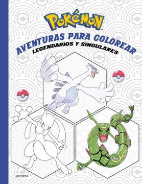 portada Pokemon. Aventuras Para Colorear: Legendarios y Singulares (Colec Cion Pokemon)