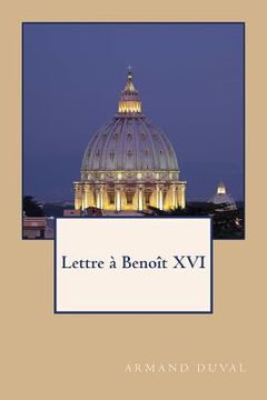 portada Lettre À Benoît XVI (in French)