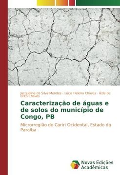 portada Caracterização de águas e de solos do município de Congo, PB: Microrregião do Cariri Ocidental, Estado da Paraíba