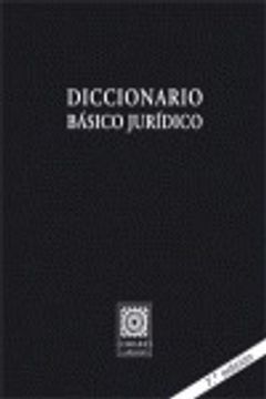 portada diccionario básico jurídico.
