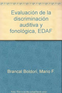 portada Evaluación de la discriminación auditiva y fonológica, EDAF