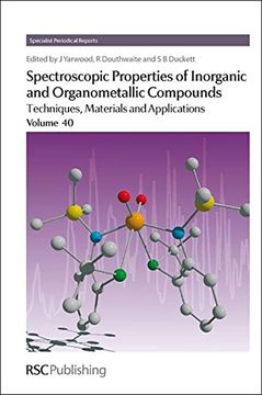 portada Spectroscopic Properties of Inorganic and Organometallic Compounds: Volume 40 (Specialist Periodical Reports) (in English)