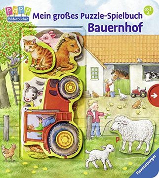 portada Mein großes Puzzle-Spielbuch Bauernhof (en Alemán)