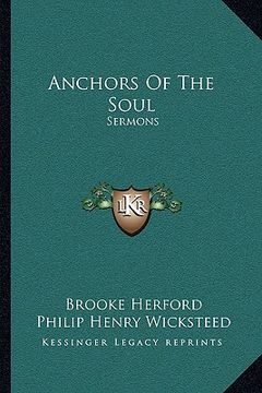 portada anchors of the soul: sermons (in English)