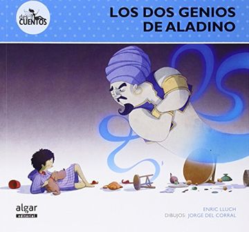 portada Los Dos Genios De Aladino (Des-cuentos)