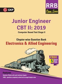 portada RRB (Railway Recruitment Board) Prime Series 2019: Junior Engineer CBT 2 - Chapter-wise and Topic-Wise Question Bank - Electronics & Allied Engineerin (en Inglés)