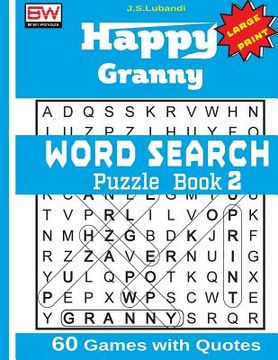 portada Happy Granny (WORD SEARCH) Puzzle Book 2 (en Inglés)