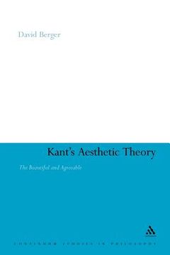 portada kant`s aesthetic theory (in English)