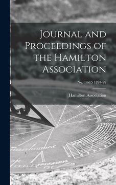 portada Journal and Proceedings of the Hamilton Association; no. 14-15 1897-99