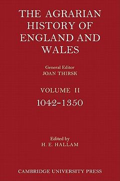 portada The Agrarian History of England and Wales: Volume 2, 1042 1350 (en Inglés)