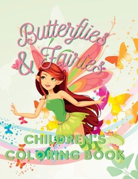 portada Butterflies & Fairies Children's Coloring Book (en Inglés)