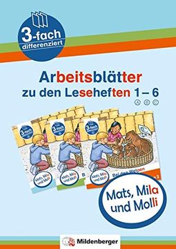 portada Mats, Mila und Molly Arbeitsblatter Lesehefte 1-6 (in German)