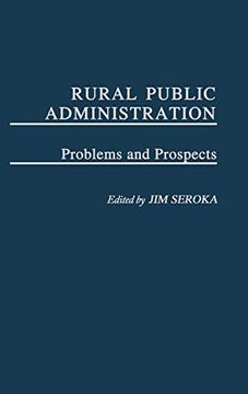 portada Rural Public Administration: Problems and Prospects (en Inglés)