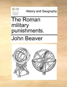 portada the roman military punishments. (en Inglés)