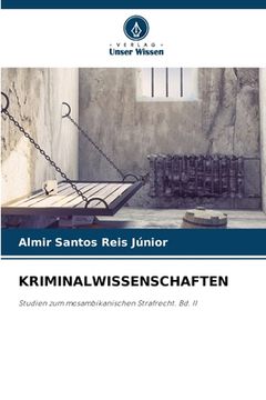 portada Kriminalwissenschaften (in German)