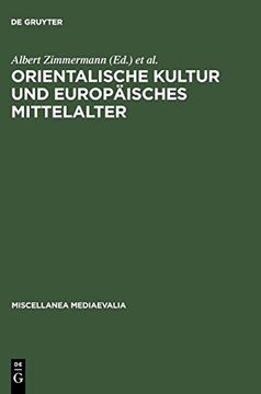 portada Orientalische Kultur und Europäisches Mittelalter (in German)