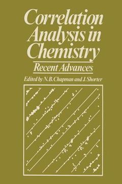 portada Correlation Analysis in Chemistry: Recent Advances (in English)