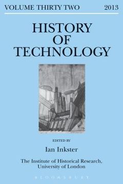 portada History of Technology, Volume 32 (en Inglés)