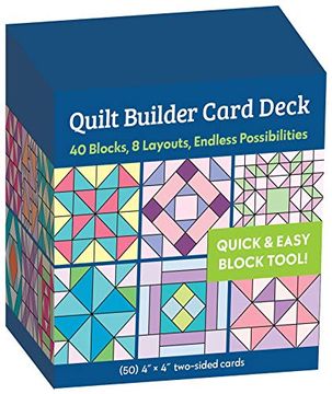 portada Quilt Builder Card Deck: 40 Block, 8 Layouts, Endless Possibilities (en Inglés)