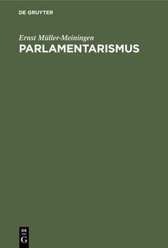portada Parlamentarismus (en Alemán)