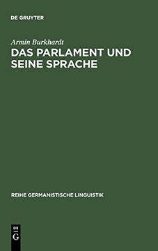 portada Das Parlament und Seine Sprache (Reihe Germanistische Linguistik) 