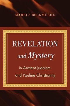 portada revelation and mystery in ancient judaism and pauline christianity