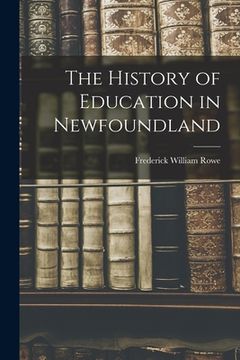 portada The History of Education in Newfoundland