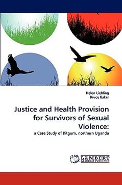 portada justice and health provision for survivors of sexual violence (en Inglés)