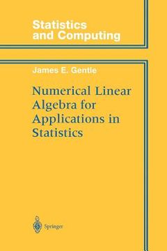portada numerical linear algebra for applications in statistics