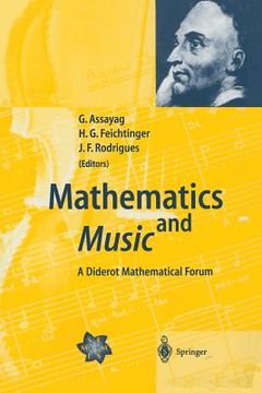 portada mathematics and music: a diderot mathematical forum (en Inglés)
