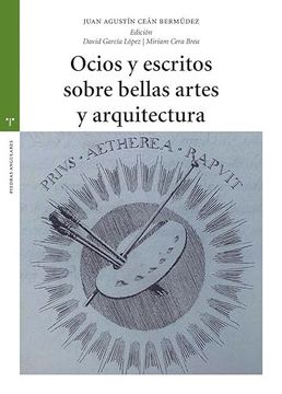 portada Ocios y Escritos Sobre Bellas Artes y Arquitectura