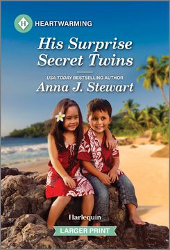 portada His Surprise Secret Twins. A Clean and Uplifting Romance (en Inglés)