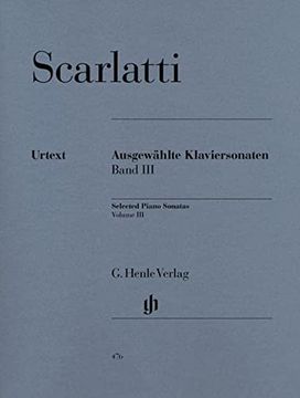 portada Selected Piano Sonatas Vol. 3 - Piano - (hn 476)