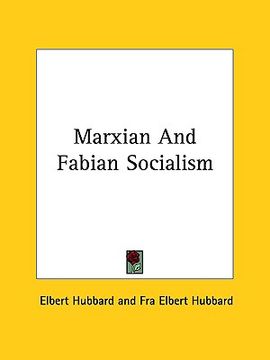 portada marxian and fabian socialism (en Inglés)