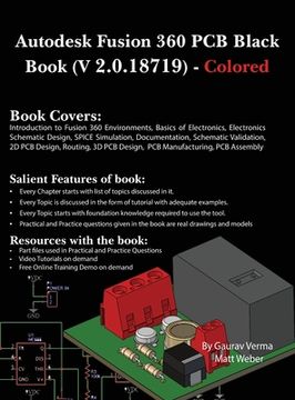 portada Autodesk Fusion 360 PCB Black Book (V 2.0.18719): (Colored) (en Inglés)