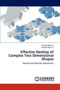 portada effective nesting of complex two dimensional shapes (en Inglés)