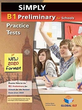 portada Simply b1 Preliminary 8 Test+Key 2020 (en Inglés)