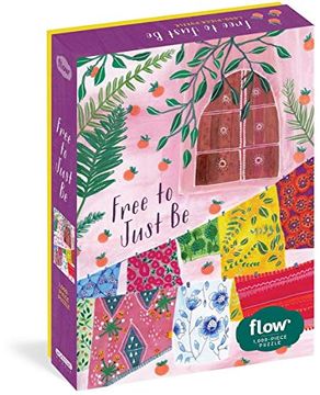 portada Free to Just be 1,000-Piece Puzzle: (Flow) for Adults Families Picture Quote Mindfulness Game Gift Jigsaw 26 3 (en Inglés)