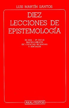portada Diez Lecciones de Epistemología (Textos)