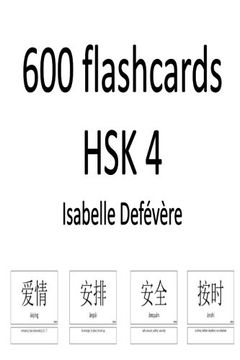 portada 600 Flashcards hsk 4 (en Inglés)
