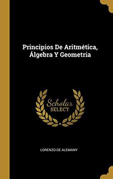 portada Principios de Aritmética, Álgebra y Geometria