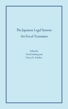 portada the japanese legal system: an era of transition (en Inglés)