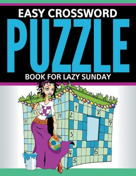 portada Easy Crossword Puzzle Book for Lazy Sunday 