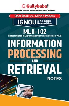 portada MLII-102 Information Processing and Retrieval (en Inglés)